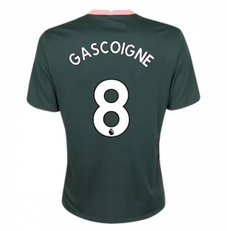 Tottenham Hotspur Away Kit Soccer Jersey GASCOIGNE 8 2020/21